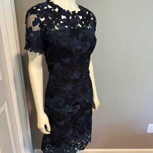 Elie Tahari Dress Size 6, Navy / Lace